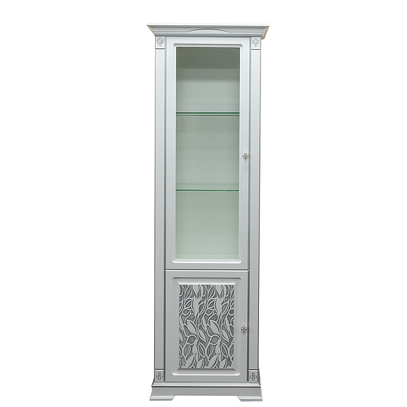 Шкаф с витриной «Мартина 1.1 3Д» П573.01-1 3Д