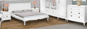 Кровать двуспальная "Соната" с декором 1800х2000
