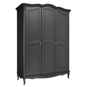 Шкаф трехдверный "Belverom"  черный