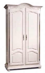 Шкаф двухдверный "Давиль" 1240 белая эмаль