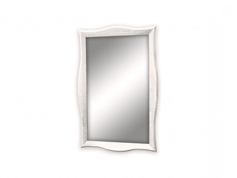 Зеркало "Трио" белая эмаль с золотой патиной