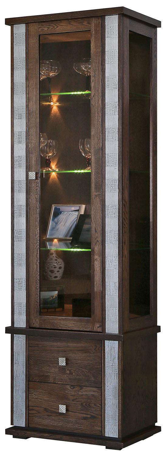 Шкаф с витриной «Тунис» П6.343.0.19 (П343.19-1Ш) 