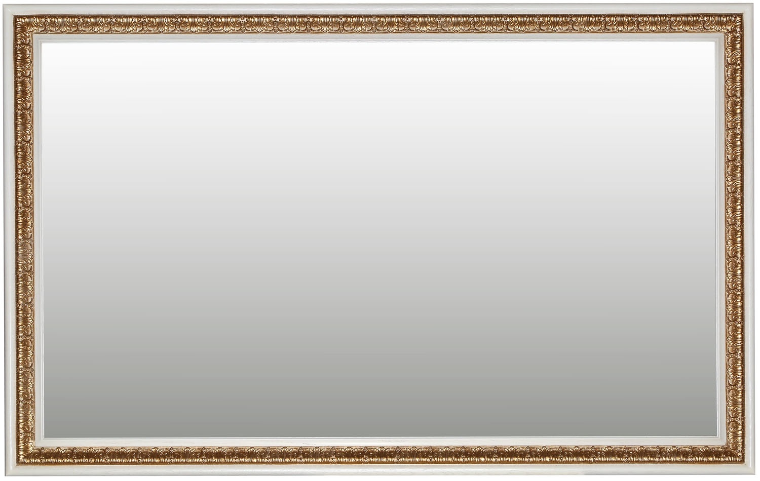 Зеркало настенное «Милана 18» П265.18 слоновая кость с золочением