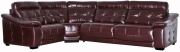 Угловой диван-кровать Мирано (натуральная кожа)