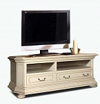 Тумба для радиоаппаратуры ГМ-5257 слоновая кость с патинированием Тумба для радиоаппаратуры ГМ-5257 слоновая кость с патинированием