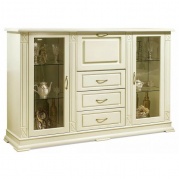 Шкаф комбинированный "Верди-Люкс 3/2 з" (слоновая кость).В НАЛИЧИИ.