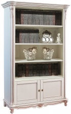 Стеллаж 2д «Алези» П1.350.0.24 (П350.24) слоновая кость с золочением