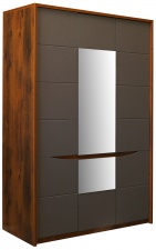 Шкаф для одежды «Монако» П528.07 дуб саттер + серый мокко