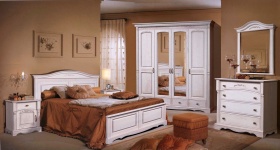 Шкаф 4-х дверный "Паола" БМ-2164 розовый пепел