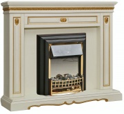 Портал для камина «Милана 17с» П265.17с слоновая кость с золочением