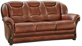 Трехместный  диван-кровать Мартель (натуральная кожа)