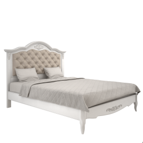 Кровать "Belverom" с мягким изголовьем 180*200