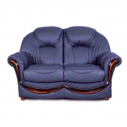 Двухместный кожаный диван-кровать Дельта
