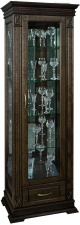 Шкаф-витрина «Верди Классик» П1.0487.0.11 (П487.11з) венге