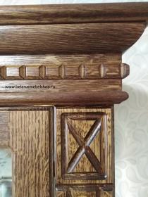 Шкаф комбинированный "Верди-Люкс 2з" черешня