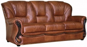 Трехместный  диван-кровать Изабель-2 (натуральная кожа)