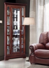 Шкаф с витриной угловой "Полонез"