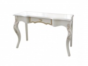 Туалетный столик "Трио" белая эмаль с золотой патиной