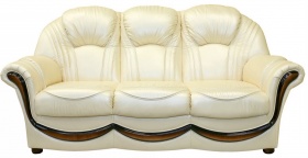 Трехместный  диван-кровать Дельта (натуральная кожа)