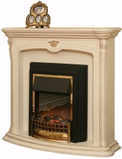 Подставка под камин "Алези 1" слоновая кость с золочением