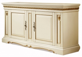 Тумба "Милана 2/1с" П265.21с слоновая кость с золочением