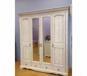 Шкаф 4-х дверный "Паола" БМ-2164 розовый пепел