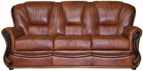 Трехместный  диван-кровать Изабель-2 (натуральная кожа)