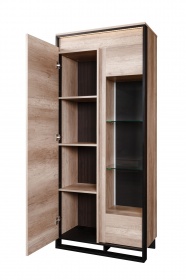 Шкаф с витриной «Каньон» П561.20-1