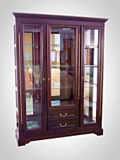 Шкаф с витриной "Полонез 09"