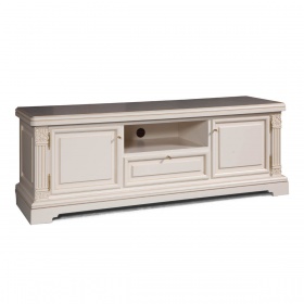 Тумба для радиоаппаратуры "Престиж" ГМ 5957 крем с патиной