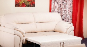 Трехместный  диван-кровать Льюис (комбинированный)