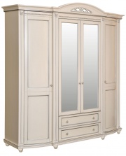 Шкаф для одежды 4д Валенсия Классик П3.0589.1.11 (П254.11) античная темпера с серебром Шкаф для одежды 4д Валенсия Классик П3.0589.1.11 (П254.11) античная темпера с серебром