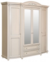Шкаф для одежды 4д Валенсия Классик П3.0589.1.11 (П254.11) античная темпера с серебром