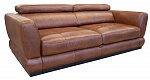 Трехместный  диван-кровать Мишель (натуральная кожа)