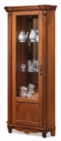 Шкаф с зеркальной витриной "Алези 10" (античная бронза)