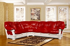 Угловой диван-кровать Милан-2 3Р-2 (натуральная кожа)