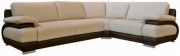 Угловой диван-кровать Валлетта (натуральная кожа)