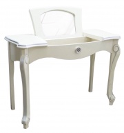 Туалетный столик "Луиза" белая эмаль с серебряной патиной.В НАЛИЧИИ.