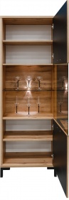 Шкаф с витриной «Блэквуд» П556.04 Шкаф с витриной «Блэквуд» П556.04