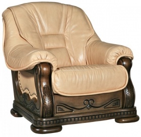 Кресло "Консул 2020/2020(-С)" (натуральная кожа)