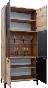 Шкаф с витриной «Блэквуд» П556.11 Шкаф с витриной «Блэквуд» П556.11