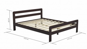 Кровать двойная 1200/1400/1600 В-3 "Марибель" 