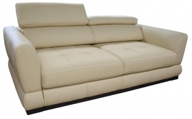 Трехместный  диван-кровать Мишель (натуральная кожа)