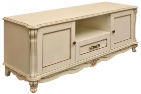 Тумба ТВ «Алези» П1.350.0.02 (П350.02) слоновая кость с золочением