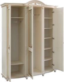 Шкаф для одежды 3д «Валенсия Классик» П3.0589.1.10 (П254.10) античная темпера с серебром Шкаф для одежды 3д «Валенсия Классик» П3.0589.1.10 (П254.10) античная темпера с серебром