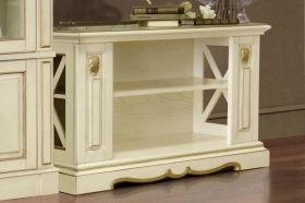 Тумба "Милана 6с" П265.06с слоновая кость с золочением