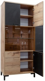 Шкаф с витриной «Блэквуд» П556.11 Шкаф с витриной «Блэквуд» П556.11