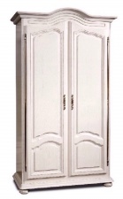 Шкаф двухдверный "Давиль" 1240 белая эмаль