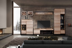 Шкаф с витриной «Каньон» П561.20