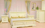 Спальня "Милана 2" слоновая кость с золочением